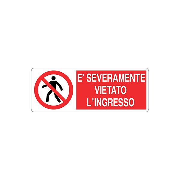 Cartello vietato riparare o registrare durante il moto in alluminio 333x125 mm - 10