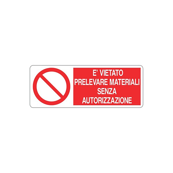 Cartello vietato riparare o registrare durante il moto in alluminio 333x125 mm - 19