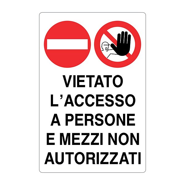 Cartello vietato riparare o registrare durante il moto in alluminio 333x125 mm - 22