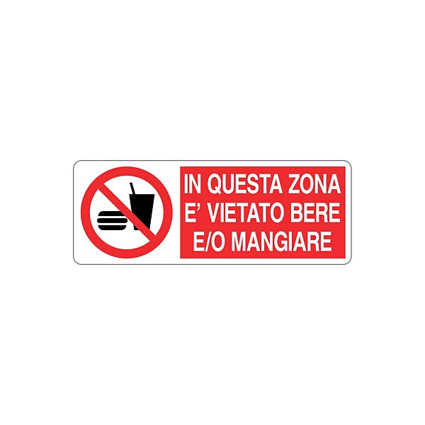 Cartello vietato riparare o registrare durante il moto in alluminio 333x125 mm - 31