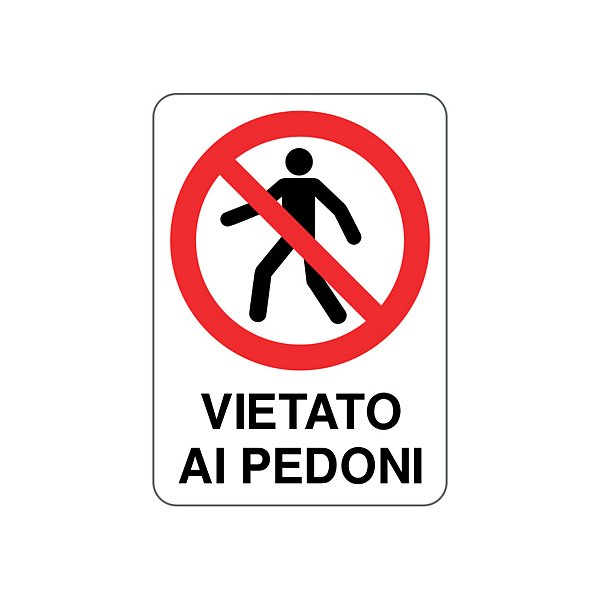 Cartello vietato riparare o registrare durante il moto in alluminio 333x125 mm - 34