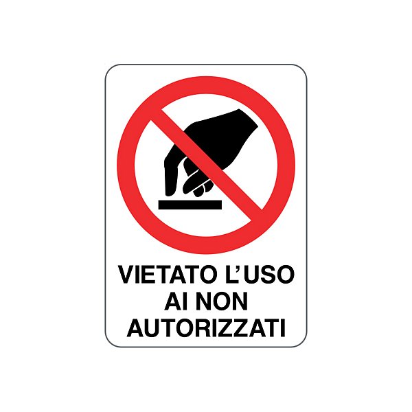 Cartello vietato riparare o registrare durante il moto in alluminio 333x125 mm - 36