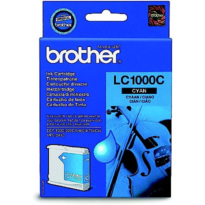 Cartouche Brother LC1000C cyan pour imprimantes jet d'encre