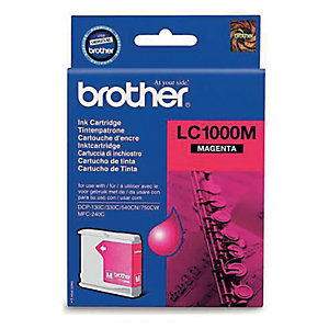 Cartouche Brother LC1000M magenta pour imprimantes jet d'encre