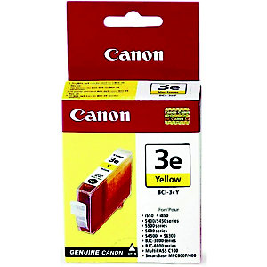 Cartouche Canon BCI-3eY jaune pour imprimantes jet d'encre