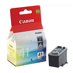 Cartouche Canon CL-41 couleurs (cyan, magenta, jaune) pour imprimantes jet d'encre