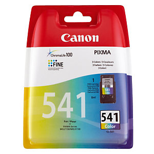 Cartouche Canon CL 541 couleurs (cyan + magenta + jaune) pour imprimantes jet d'encre