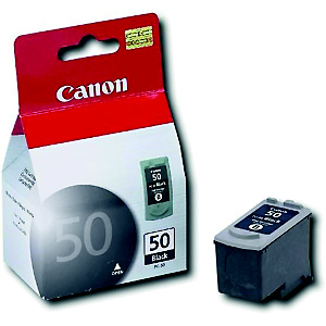 Cartouche Canon PG 50 noir pour imprimantes jet d'encre