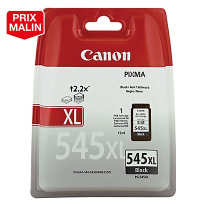 Cartouche Canon PG 545 XL noir pour imprimantes jet d'encre