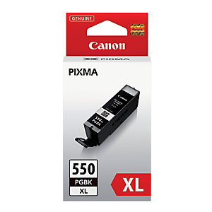 Cartouche Canon PGI-550PGBK XL noir pour imprimantes jet d'encre