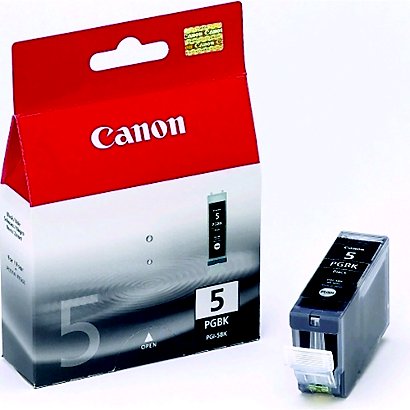 Cartouche Canon PGI-5BK noir pour imprimantes jet d'encre
