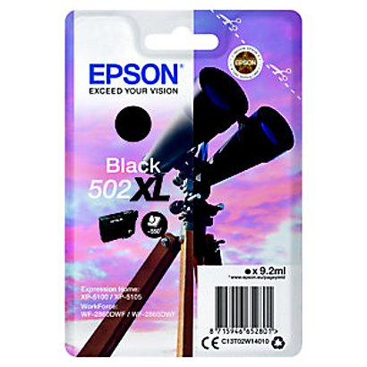 Cartouche encre Authentique EPSON Epson 502 X noir pour imprimante jet d'encre