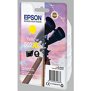 Cartouche encre Authentique EPSON Epson 502 XL jaune pour imprimante jet d'encre