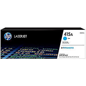 Cartouche encre Authentique HP 415A cyan pour imprimante laser