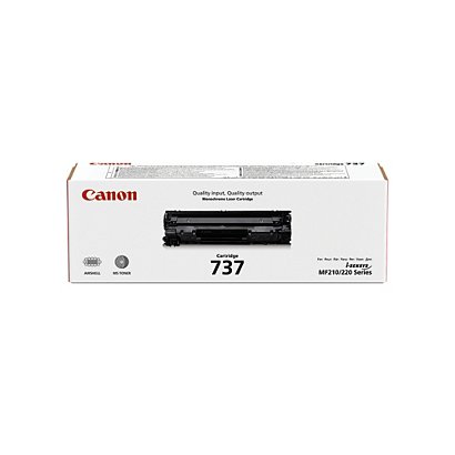 Cartouche encre Canon 737 noir pour imprimante laser - 1