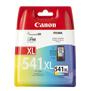 Cartouche d'encre Canon CL-541XL tricolore pour imprimantes jet d'encre