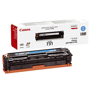 Cartouche encre Canon CRG 731 C cyan pour imprimante laser