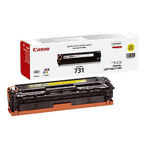 Cartouche encre Canon CRG 731 Y jaune pour imprimante laser