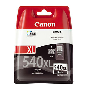 Cartouche d'encre Canon PG-540 XL noire pour imprimantes jet d'encre