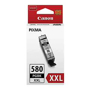 Cartouche encre Canon PGI-580XXL PGBK noir pour imprimante jet d'encre