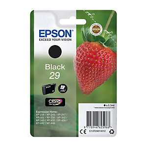 Cartouche d'encre Epson 29 N Fraise noire pour imprimantes jet d'encre