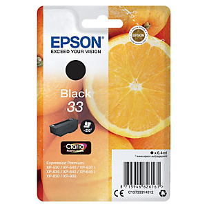 Cartouche d'encre Epson 33 noire pour imprimantes jet d'encre