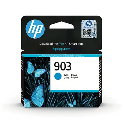 Cartouche encre HP 903 Officejet cyan pour imprimante jet d'encre