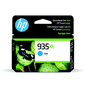 Cartouche encre HP 935 XL Officejet cyan pour imprimante jet d'encre