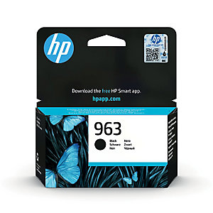 Cartouche encre HP 963 Officejet Pro noir pour imprimante jet d'encre