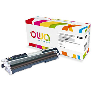 Cartouche encre Remanufacturée OWA compatible HP 126A CE310A noir pour imprimante laser
