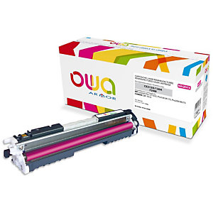 Cartouche encre Remanufacturée OWA compatible HP 126A CE313A magenta pour imprimante laser