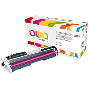 Cartouche encre Remanufacturée OWA compatible HP 130A CF353A magenta pour imprimante laser