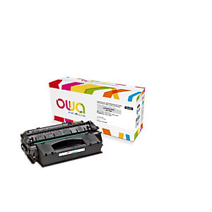 Cartouche encre Remanufacturée OWA compatible HP 49A Q5949A noir pour imprimante laser