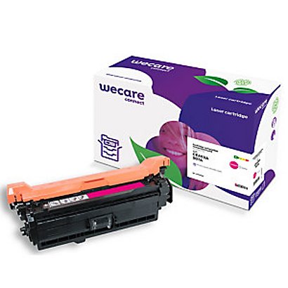Cartouche encre Remanufacturée WECARE compatible HP 507A, CE403A magenta pour imprimante laser