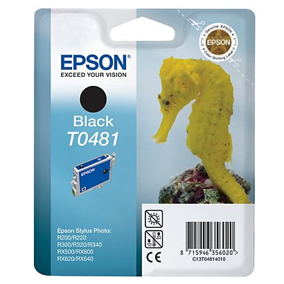 Cartouche Epson T0481 noir pour imprimantes jet d'encre