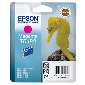 Cartouche Epson T0483 magenta pour imprimantes jet d'encre