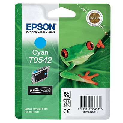 Cartouche Epson T0542 cyan pour imprimantes jet d'encre