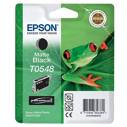 Cartouche Epson T0548 noir mat pour imprimantes jet d'encre