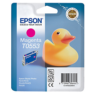 Cartouche Epson T0553 magenta pour imprimantes jet d'encre