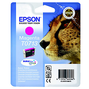 Cartouche Epson T0713 magenta pour imprimantes jet d'encre