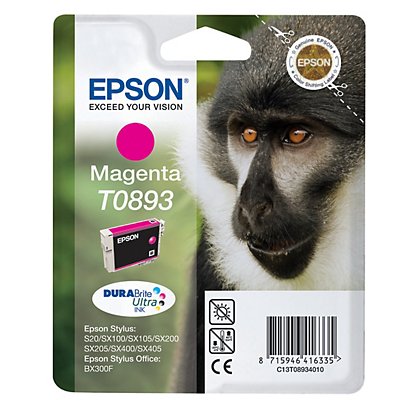 Cartouche Epson T0893 magenta pour imprimantes jet d'encre