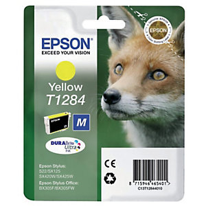 Cartouche Epson T1284 jaune pour imprimantes jet d'encre