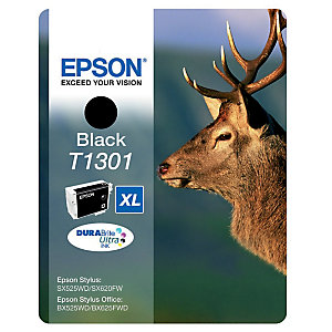 Cartouche Epson T1301 noir pour imprimantes jet d'encre