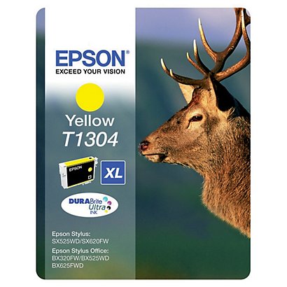 Cartouche Epson T1304 jaune pour imprimantes jet d'encre