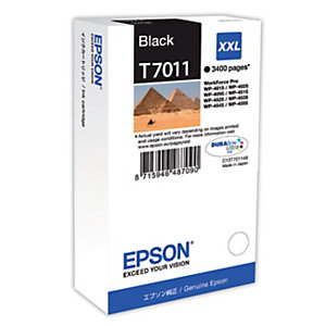 Cartouche Epson T7011 noir pour imprimantes jet d'encre