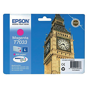 Cartouche Epson T7033 magenta pour imprimantes jet d'encre