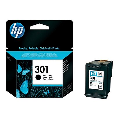 Cartouche HP 301 noir pour imprimantes jet d'encre