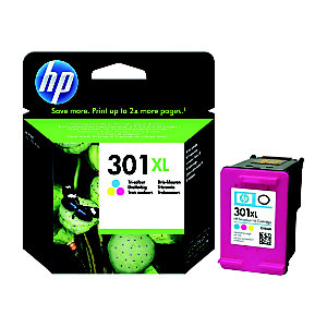Cartouche HP 301 XL couleurs (cyan, magenta, jaune) pour imprimantes jet d'encre