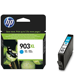 Cartouche HP 903 XL cyan pour imprimantes jet d'encre