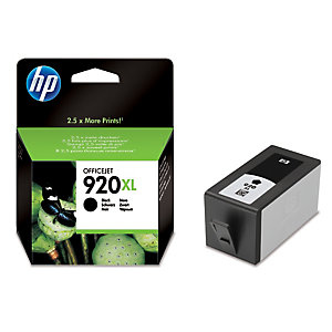 Cartouche HP 920 XL noir pour imprimantes jet d'encre